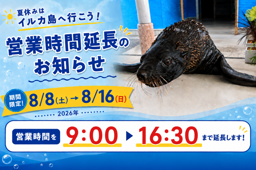【8/8~8/16】営業時間延長のお知らせ